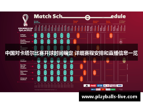 中国对卡塔尔比赛开球时间确定 详细赛程安排和直播信息一览